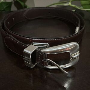 Vintage Fossil Men’s Brown Leather Belt 40”